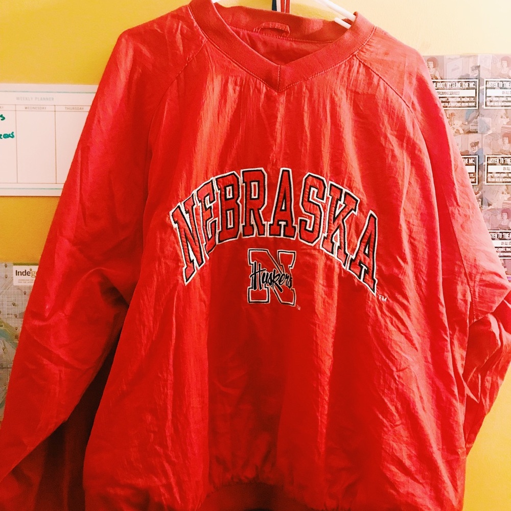 Vintage ‘Nebraska Huskers’ Sports Jersey/Swishy!